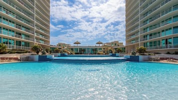 Indoor pool, outdoor pool