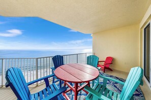 Terrace/patio - Deluxe Beachfront Condo (Panama City Beach)