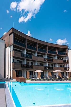 Una piscina climatizada