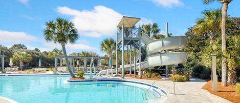 Una piscina climatizada