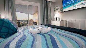 2 slaapkamers, een strijkplank/strijkijzer, internet, beddengoed