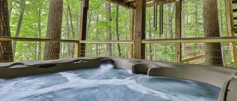 Idromassaggio all'aperto