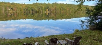 Lakefront Retreat w/ Dock + Kayaks | Near Acadia | Pet Friendly