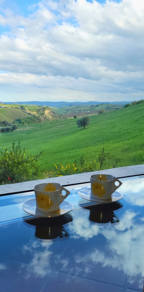 Outdoor dining - Casa Romantica con Vista Meravigliosa - Sweet Home Offida - (Offida)