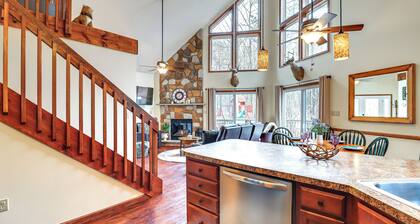 Serene Poconos Cabin w/ Hot Tub & Beach Access!