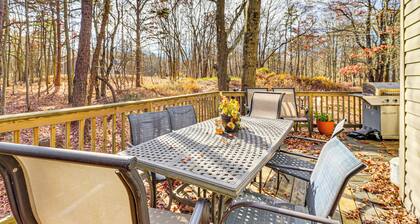Serene Poconos Cabin w/ Hot Tub & Beach Access!
