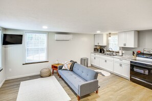 House (1 Bedroom) | Interior - Updated Wellston Cabin, Walk to Lake Beach + Dock! (Wellston)