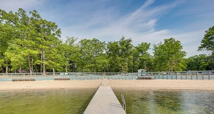 Updated Wellston Cabin, Walk to Lake Beach + Dock!