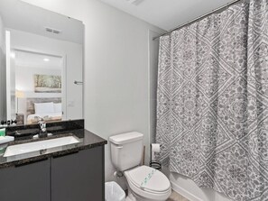 Hair dryer, towels