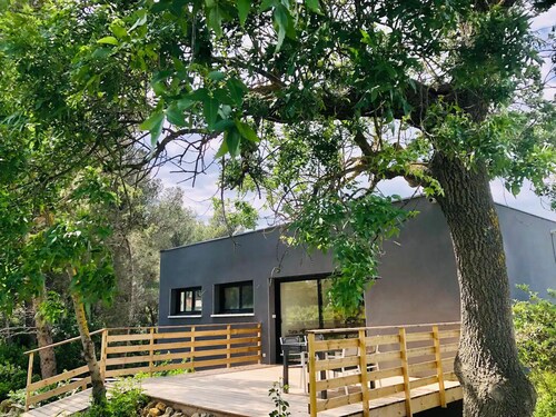 « La Cabane » Mur de Verre Xxl, vue Panoramique
