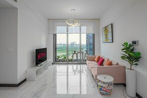 Business Apartment, 1 Bedroom | Living area