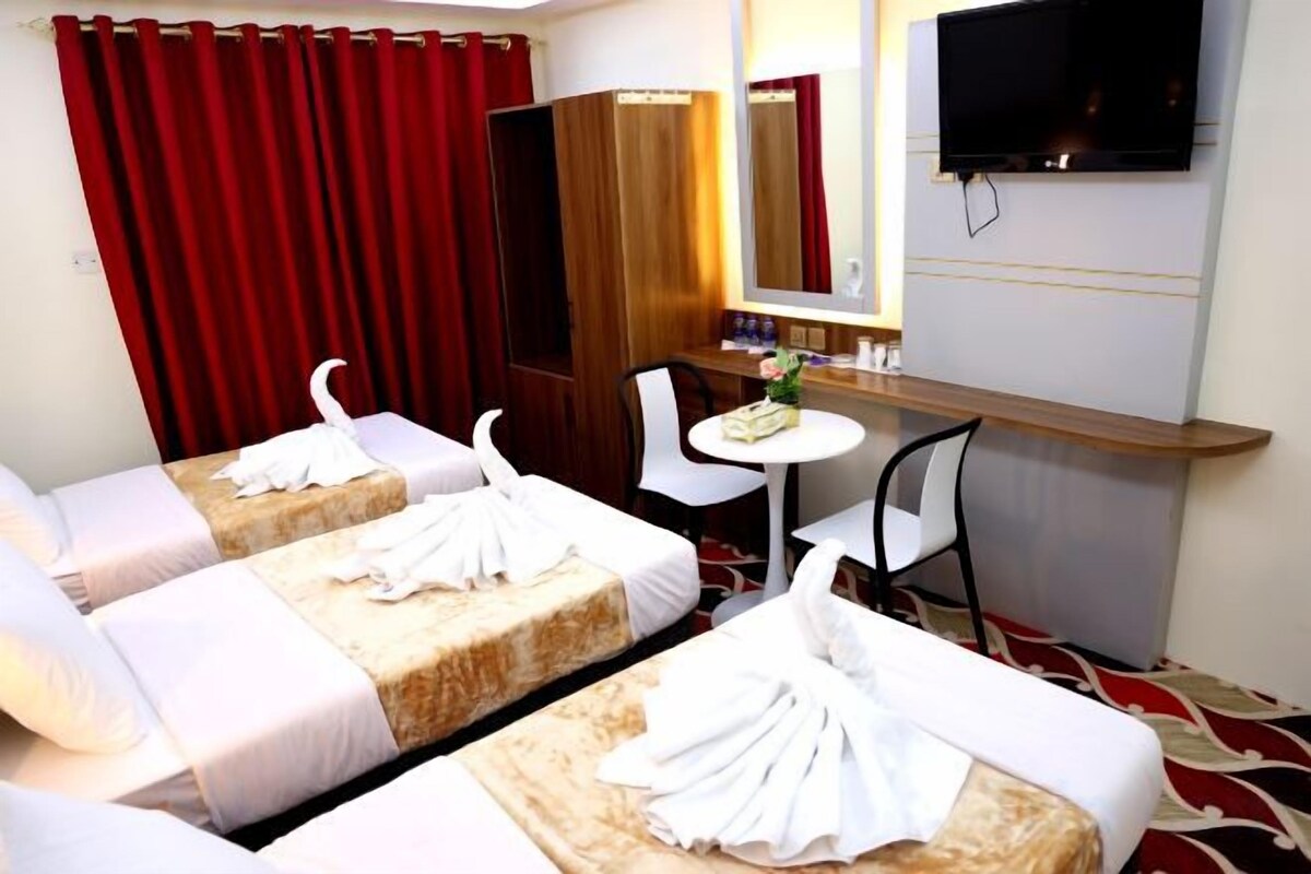 In-room safe, blackout drapes, soundproofing, iron/ironing board