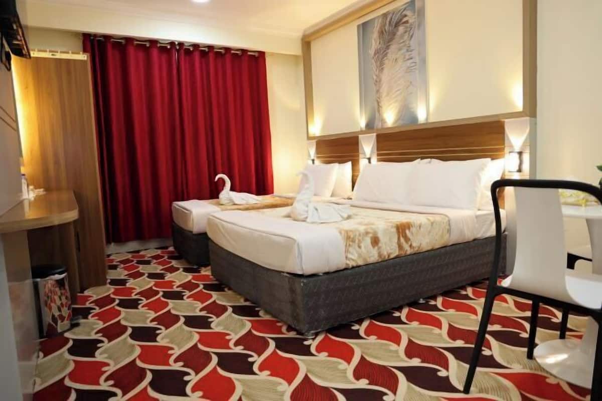 In-room safe, blackout drapes, soundproofing, iron/ironing board