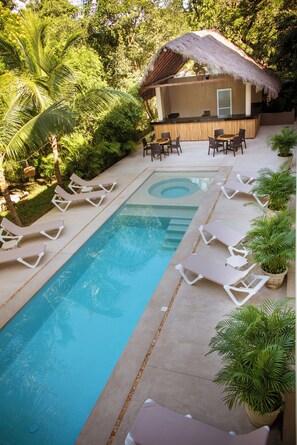 Outdoor pool - Magical Hotel In Akumal Beach (Akumal)