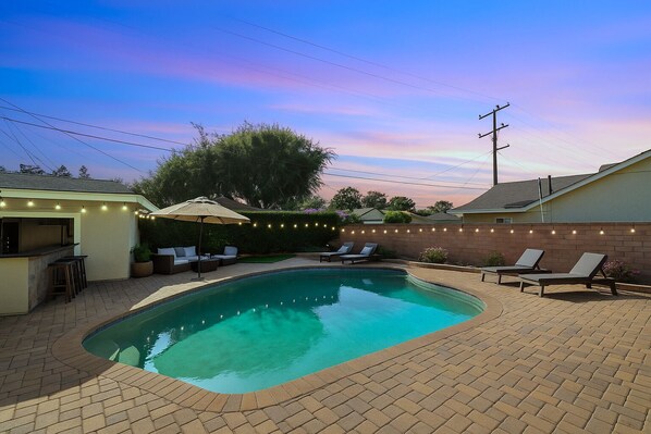 Alberca al aire libre 