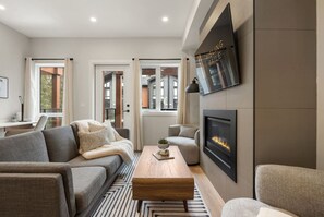 Smart TV, fireplace, offices