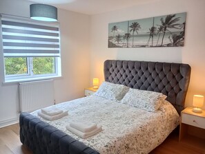 2 dormitorios, cuna de viaje, wifi y ropa de cama