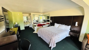 Suite 1 King Jetted Tub Non Smoking | Blackout drapes, free WiFi - Garden Inn & Suites (Pine Mountain)