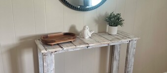 The Tinley House. Close to hiking, hunting. Bike trail and hospital, shopping 