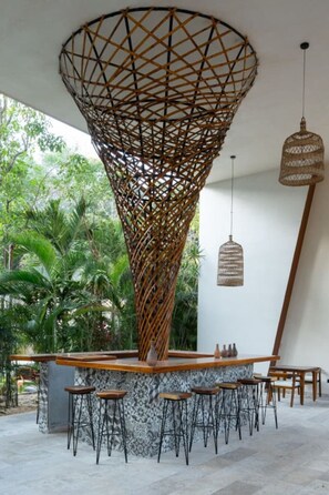 Property grounds - Fantastic 1 bedroom penthouse w/ jacuzzi and fantastic view of the Tulum jungle! (Tulum)