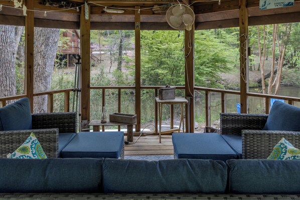 Property grounds - Serendipity on the river (Suches)