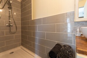 Shower, hair dryer