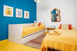 2 habitaciones, tabla de planchar con plancha y wifi gratis 