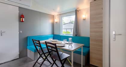 Mobilheim 'Mobil-home' mit Gemeinschaftspool und privater Terrasse