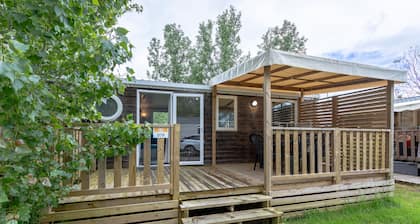 Casa móvil 'Mobil-home' con piscina compartida y terraza privada