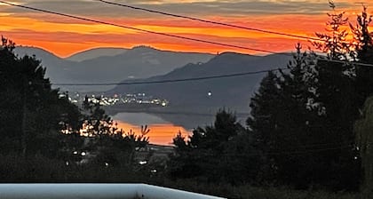 Relax on the deck and enjoy the beautiful lake views, in the North Okanagan