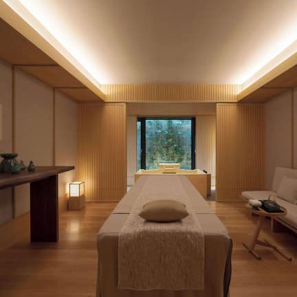 Sauna, steam room, hot springs, body treatments, aromatherapy