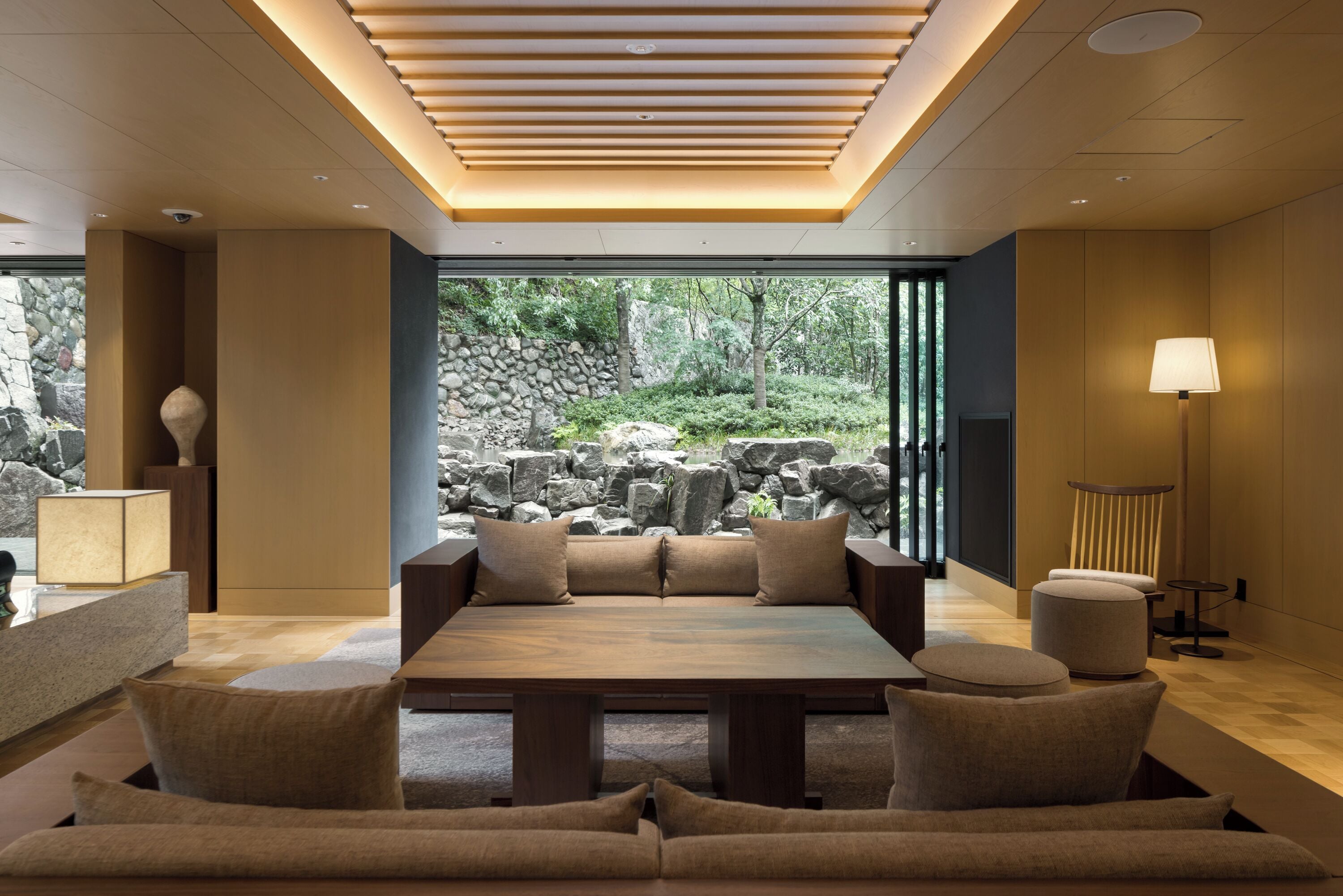 Sala de estar en el lobby