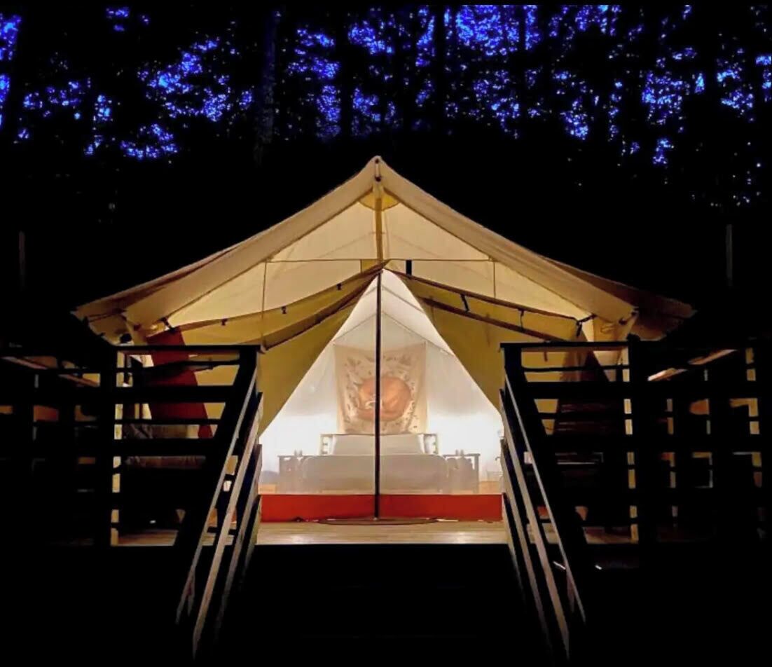 Unique Private Glamping Experience Nestled in the Blue Ridge Highlands. 