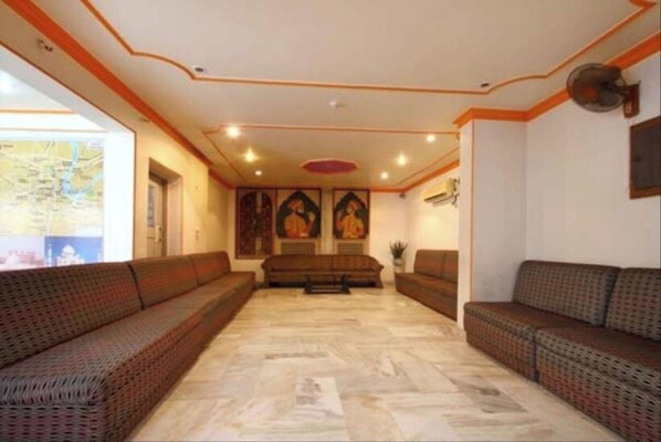 Sitteområde i lobbyen