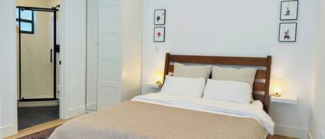 1 soverom, strykejern/-brett, wi-fi og sengetøy