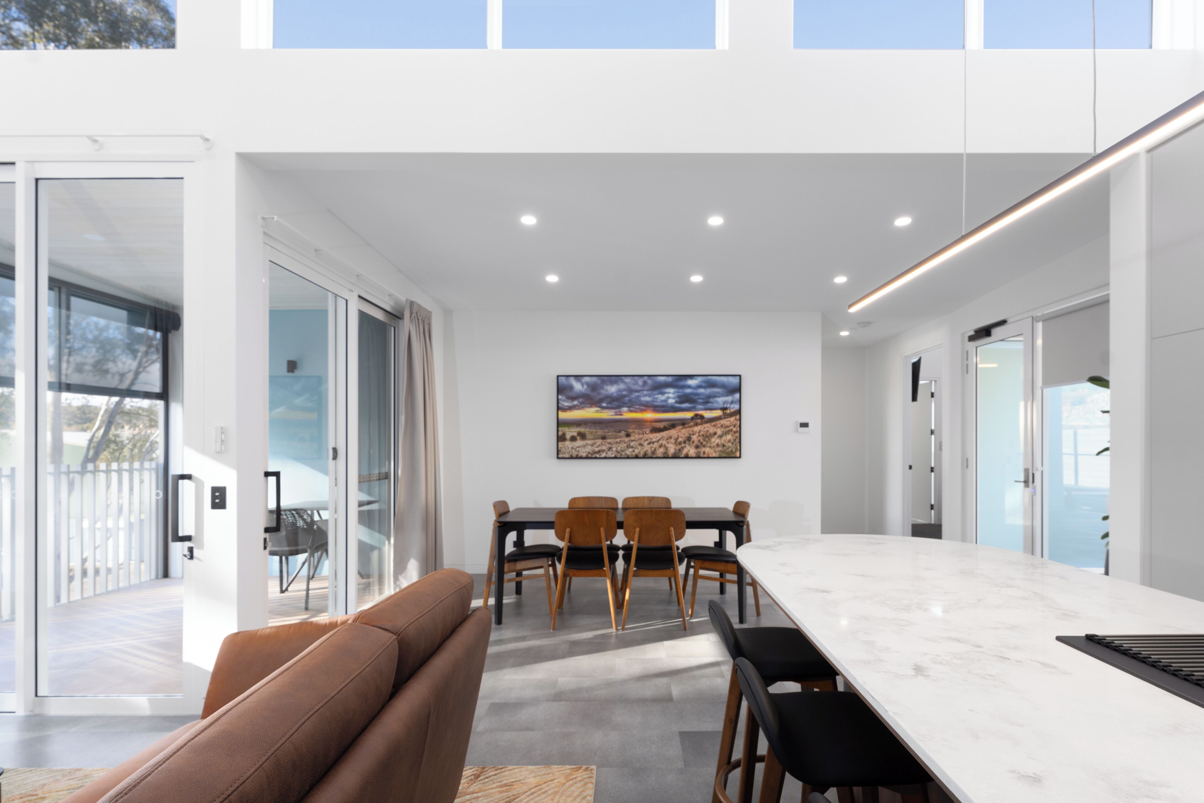 Premium Apartment, Accessible, Private Bathroom | Living area