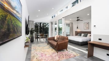 Apartamento standard, acessível, banheiro privativo | 1 quarto, individualmente decorados, individualmente mobiliados