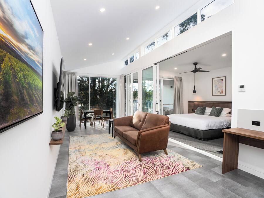 Standard-Apartment, barrierefrei, eigenes Bad | Individuell dekoriert, individuell eingerichtet, Verdunkelungsvorhänge