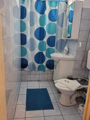 Appartement, 1 slaapkamer, roken, balkon | Badkamer