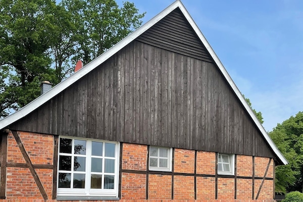 Ferienwohnungen Landhaus Am Esch, (Warendorf)-Terrasse Ferienwohnung unten