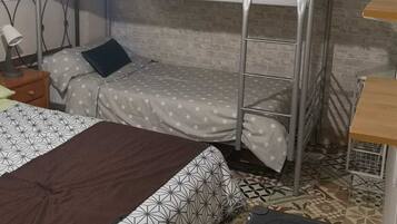 4 bedrooms, iron/ironing board, free WiFi, bed sheets