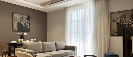 時尚公寓, 2 間臥室 | 起居區 | 平面電視