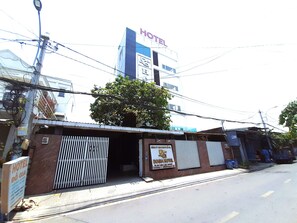 Overnatningsstedets facade