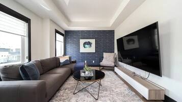 智能电视、壁炉、立体声音响