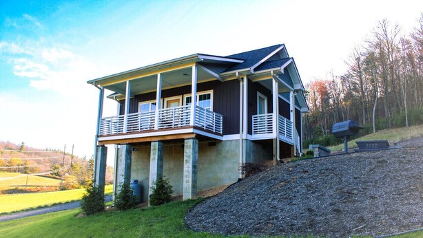 Exterior - Tiny 2br Cabin w/ View | Grill | Fire Pit #3 (West Jefferson)