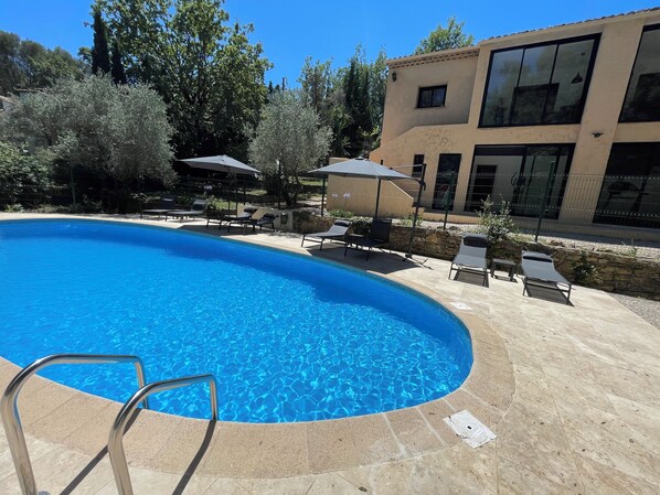 Outdoor pool - Douceur Azuréenne et Quiétude en Forêt (Opio)