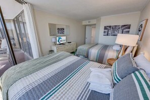 2 bedrooms, iron/ironing board, free WiFi, bed sheets - Coastal condo with ocean views & balconies (Myrtle Beach)