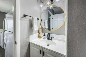 Shower, hair dryer