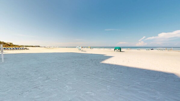 On the beach
