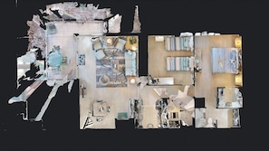 Floor plan - Crescent Arms Vacation Rentals 102N Siesta Key Florida (Sarasota)